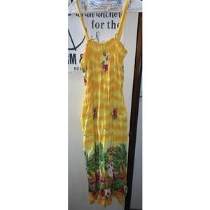 Tropical Style Sun Dress With Pockets!